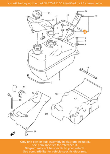 Suzuki gasket fuel gauge - fuel,