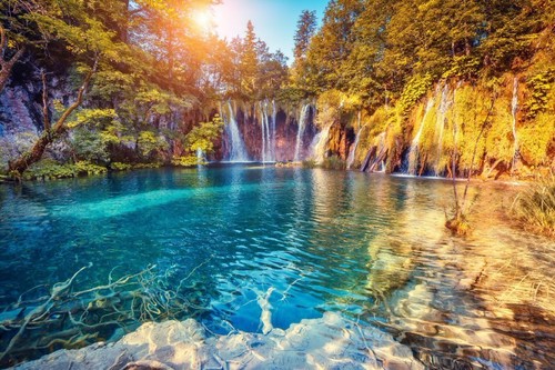 Stunning waterfall nature - stunning,