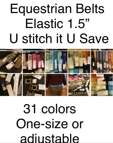 Equestrian elastic belt - elastic,