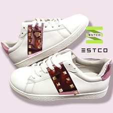 Ladies Pink Metallica Gold Studded Shoes (Size EU 41 only) BRAND NEW