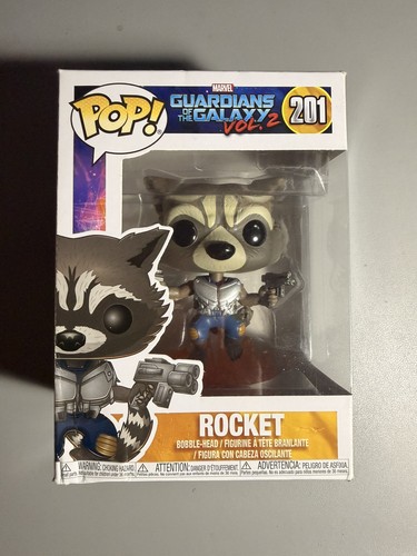 Funko pop marvel 201 rocket - funko,