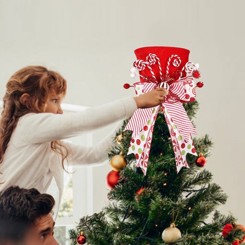 Christmas tree topper red - christmas,