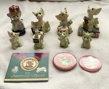 Whimsical World Of Pocket Dragons Real Musgrave 8 Figures, 2 Badges, Coin.