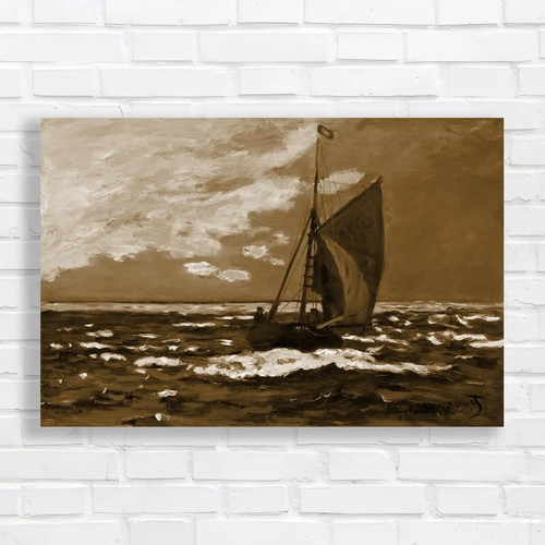 Stormy sea sailing - stormy,