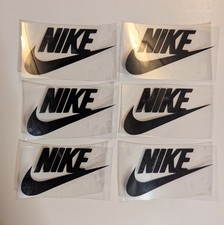 6 x Iron On Black Transfers