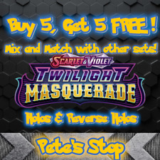 Pokemon Cards - Scarlet & Violet - Twilight Masquerade  - Holos & Reverse Holos