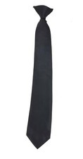 Men's Clip On Tie Silk Satin