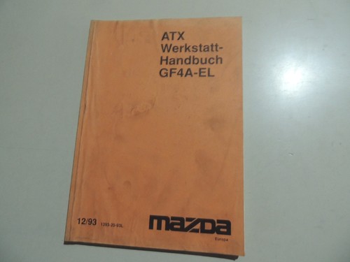 Mazda xedos workshop manual - mazda,