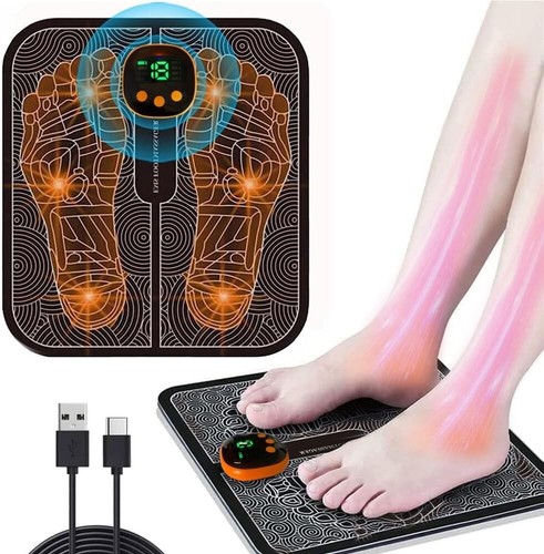 Portable ems foot massager mat - ems,
