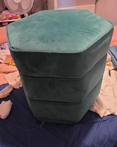 Small velvet green - velvet,