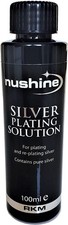 NUSHINE SILVER PLATING SOLUTION 100MLS -  PLATE METALS WITH REAL SILVER