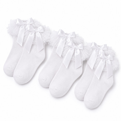 Kids girls cotton rich lace - cotton,