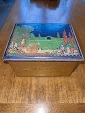 Vintage Antique Metal Tin