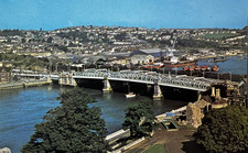 Rochester The River Medway Bridge, Precision Colourmaster Picture Postcard