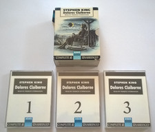 Stephen King Delores Claiborne Unabridged 6 Tape  Audio Book Cassette Box Set