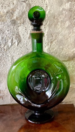 Antique large glass bottle - antique,