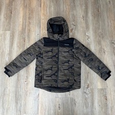 Boys T0G24 SAVICK SAVI600 Green Camo Camouflage Winter Ski Jacket Size 152cm