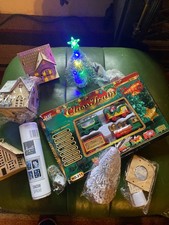 christmas village scene