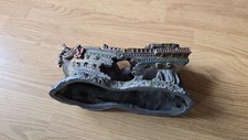 Aquatic Aquarium Shipwreck bubbler Fish Tank Ornament 26x12x13cm