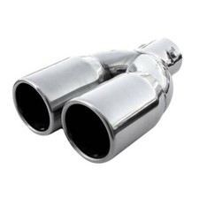 Twin Exhaust Tip Trim Pipe
