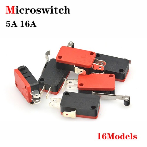 Microswitch long lever - lever, 5a