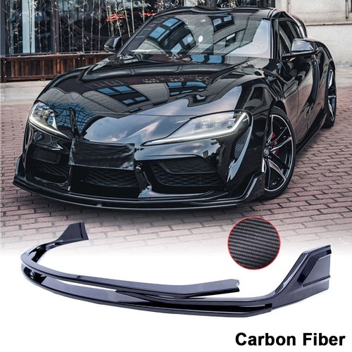 Carbon fiber front bumper lip - front,