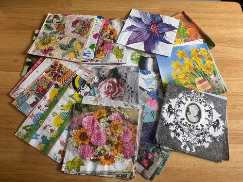 Mixed set 3ply napkins - of,