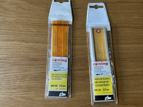 Rotring lettering stencil 342 - rotring,