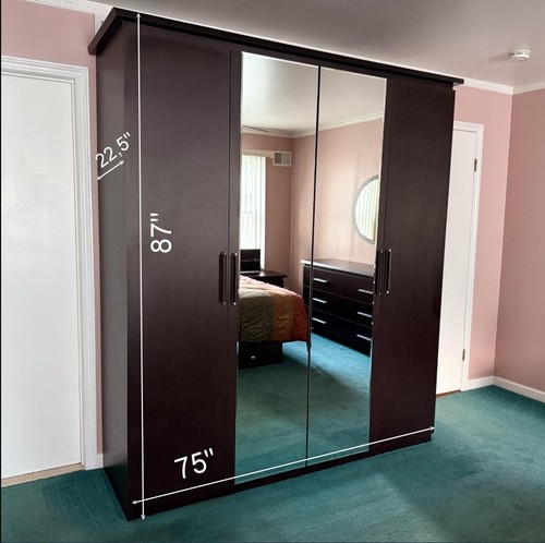 Large modern mirrored - modern,