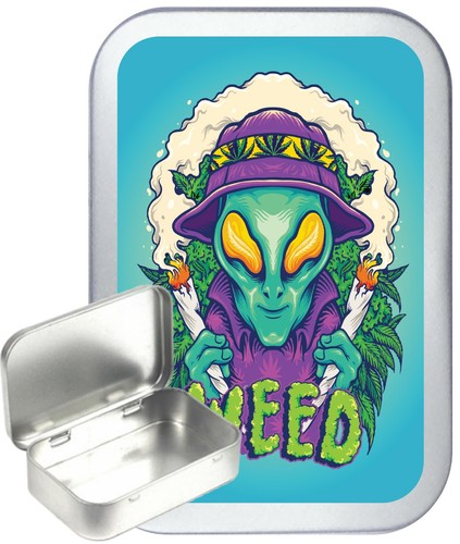Alien weed silver hinged - alien,