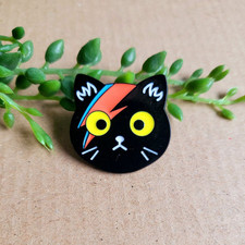 Ziggy Stardust Enamel Pin