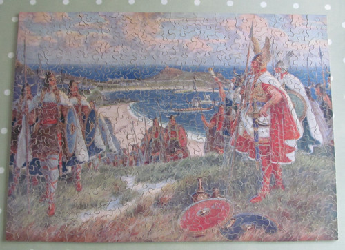 Vintage wooden gwr jigsaw - vintage,