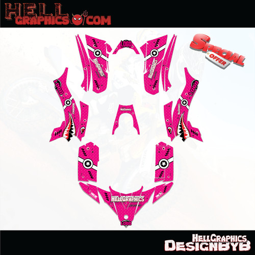 Decals for yamaha - yfz, 2017+