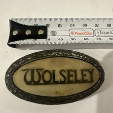 Wolseley Pre War Illuminated  Radiator Badge Vintage Trim Sign Emblem