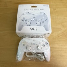 Nintendo Wii Classic Controller PRO White 2009 Boxed Japanese