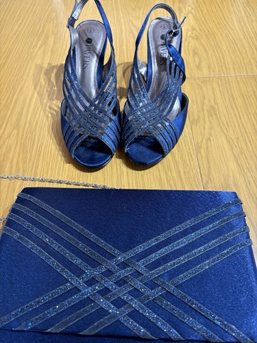 Navy sparkle sandals - navy,