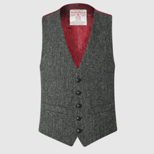 New Charcoal Harris Tweed