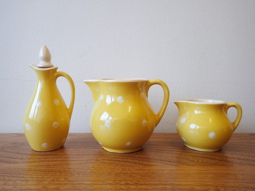 Vintage sandygate pottery - pottery, jugs