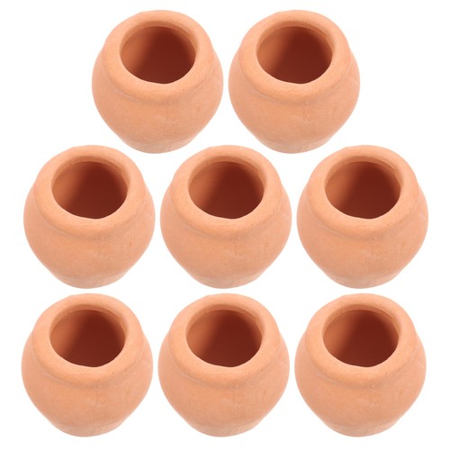 Pcs mini clay flower pot - 8,