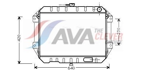 Engine cooling radiator fits - engine,