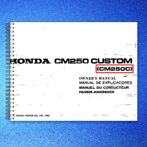 Honda cm250 custom cm250c - cm250,