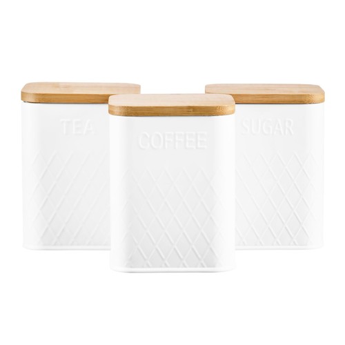 Tea coffee sugar canister - sugar,