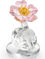 Crystal Rose Bouquet Figurine