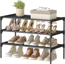 SONGMICS 3-Tier Shoe Rack