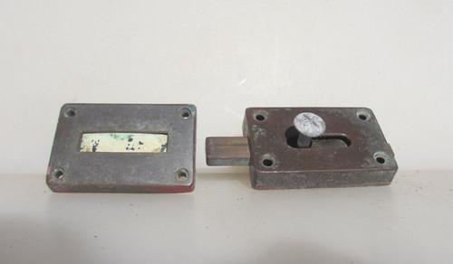 Antique bronze door lock - antique,
