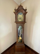 Rare Antique Portuguese Musical Bell Regulator Longcase Clock
