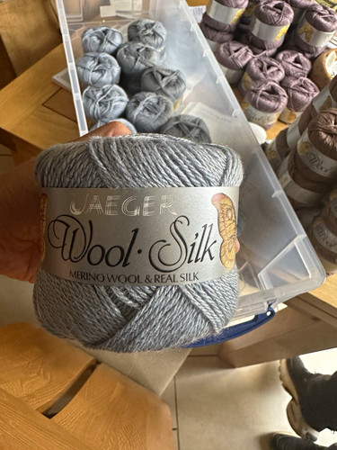 Jaeger wool silk merino - x,