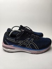 Asics GT 2000 10 Blue Running Shoes Trainers UK Size 9 H Wide