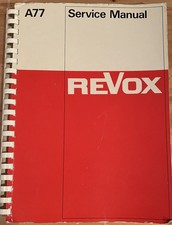 Studer Revox Model A77 Service