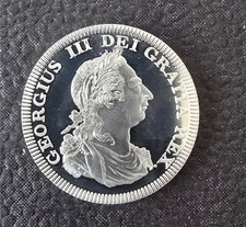 1808 King George III Gibraltar  Patina Silver Coin